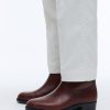 Shoes | De Fursac Split Leather Camargue Style Boots Burgundy
